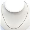 Image 1 : S257-16 SILVER 16" RHODIUM PLATED CHAIN