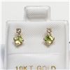 Image 1 : S257-35 10K PERIDOT(0.4CT) EARRINGS
