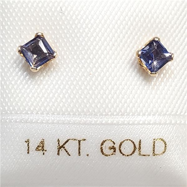 S257-15 14K GENUINE GEMSTONE EARRINGS