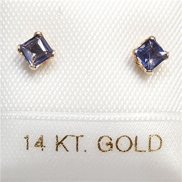 S257-15 14K GENUINE GEMSTONE EARRINGS