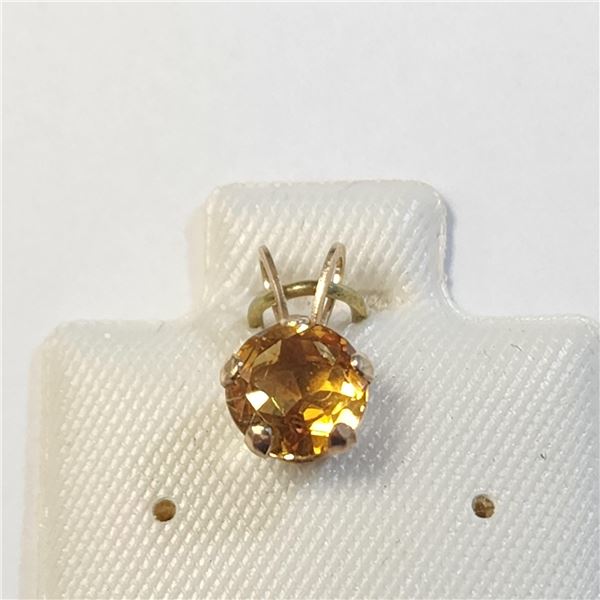 BZ1383-181 14K CITRINE PENDANT