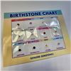 Image 1 : BZ1383-163 GENUINE BIRTHSTONE CHART