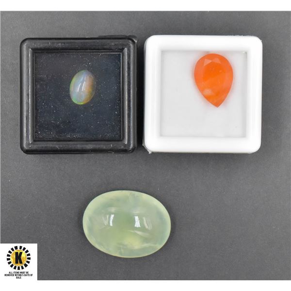 #562-NATURAL CAMELIAN 5.02CT,OPAL 1.58CT,PN 33.85C