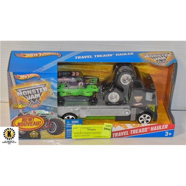 NEW HOT WHEELS MONSTER JAM GRAVE DIGGER