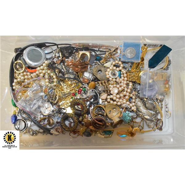 BIN OF JEWELRY