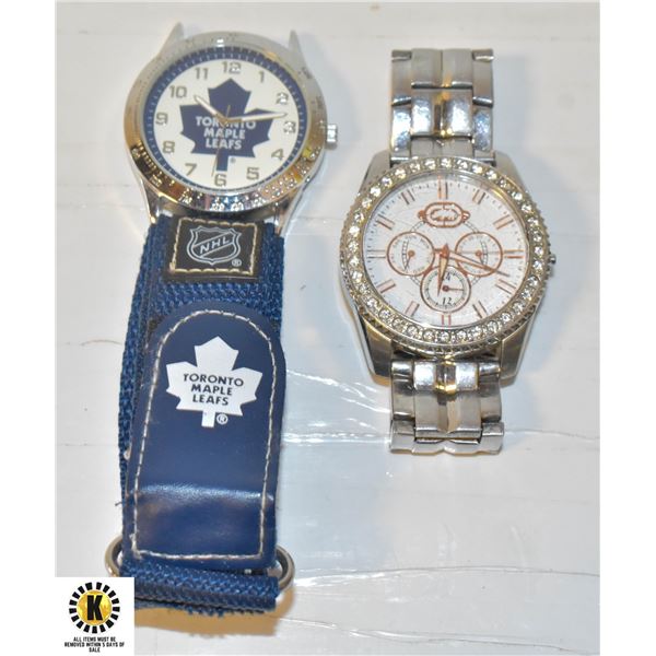 2 MENS ECKO & TORONTO WATCHES TOGETHER-ESTATE