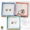 Image 1 : 3 PAIRS OF 925 SILVER EARRING IN BOXES