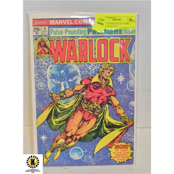 MARVEL WARLOCK #9 COMIC, ORIGIN OF MAGUS