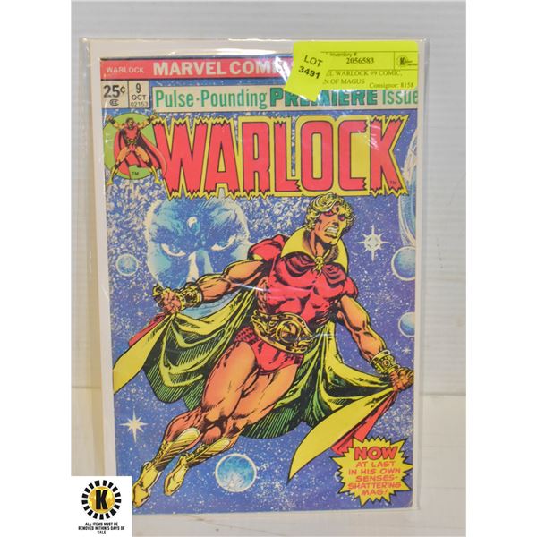 MARVEL WARLOCK #9 COMIC, ORIGIN OF MAGUS