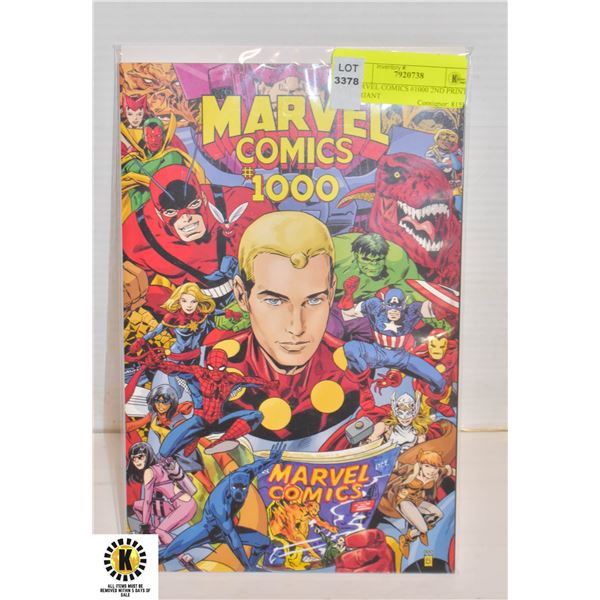 MARVEL COMICS #1000 2ND PRINT VARIANT