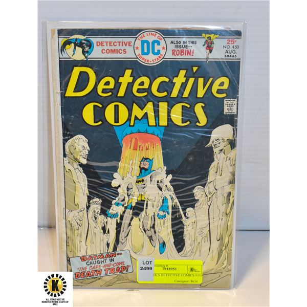 DC COMICS DETECTIVE COMICS #450