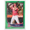 Image 1 : 2018 MIKE TROUT GREEN BOX CUT CARD