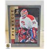 Image 1 : PINNACLE SIGNED PAT JABLONSKI HOCKEY CARD