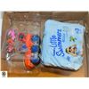 Image 1 : LOT OF MISC INCLUDES LITTLE SWIMMERS SIZE 3 & PAW