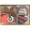 Image 1 : ANTIQUE DRILLS , SAND DISKS, GRINDER WHEELS