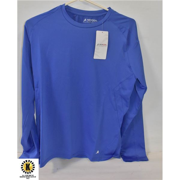 NEW MEDIUM DARK BLUE NEW DEAL ATHLETICS SHIRT