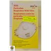 Image 1 : N95 PARTICULATOR RESPIRATOR WITH VALVE - NEW