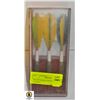 Image 1 : SET OF 3 KWIK DARTS W/ FEATHER FLIGHTS