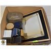 Image 1 : LARGE FLAT OF ASSORTED JEWLERY BOXES & RING