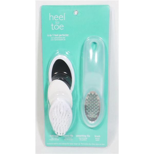 NEW HEEL TO TOE 4 IN 1 FOOT PERFECTER SET new-heel-to-toe-4-in-1-foot-perfecter-set