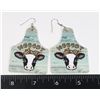 Image 1 : NEW MOODY COW DROP EARRINGS