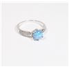 Image 1 : NEW SIZE 8 OPAL LIKE STONE WITH RHINESTONE ACCENTS