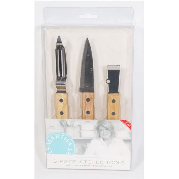 NEW 3PC MARTHA STUART KITCHEN TOOLS SET