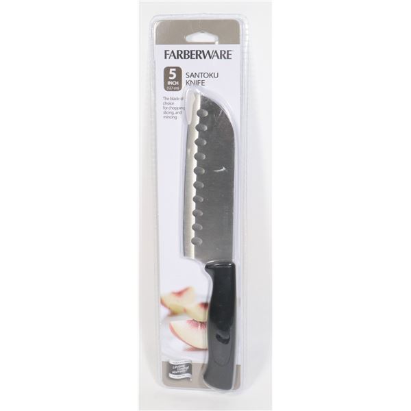 NEW FARBERWARE 5  SANTOKU KNIFE