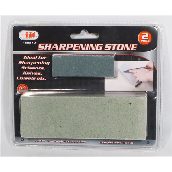 NEW 2PC SHARPENING STONE SET