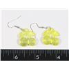 Image 1 : NEW YELLOW CHERRY THEME DROP EARRINGS