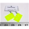 Image 1 : NEW CASSETTE THEME DROP EARRINGS YELLOW