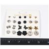 Image 1 : 12 PAIRS STUD EARRINGS INCLUDES BUTTERFLIES,