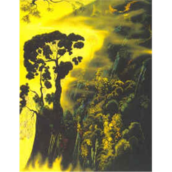 Sunset Solitude by Eyvind Earle