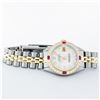 Image 4 : Rolex Ladies 2 Tone MOP Diamond & Ruby Datejust Wristwatch 26MM