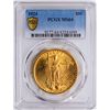 Image 1 : 1924 $20 St. Gaudens Double Eagle Gold Coin PCGS MS64