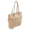 Image 3 : Coach Beige Leather Gallery Zipper Tote Bag