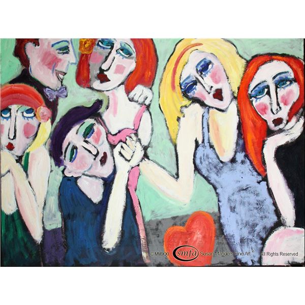 Susan Manders ORIGINAL "Sextet"