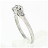 Image 9 : Antique Art Deco Platinum 0.46 ctw Old European VS Diamond Engagement Promise Ri