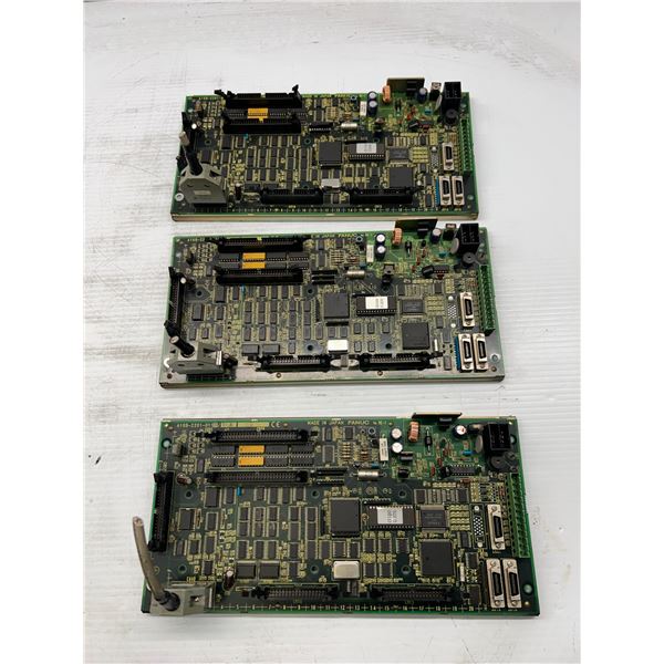 (3) Fanuc #A16B-2201-0110/11A Circuit Boards