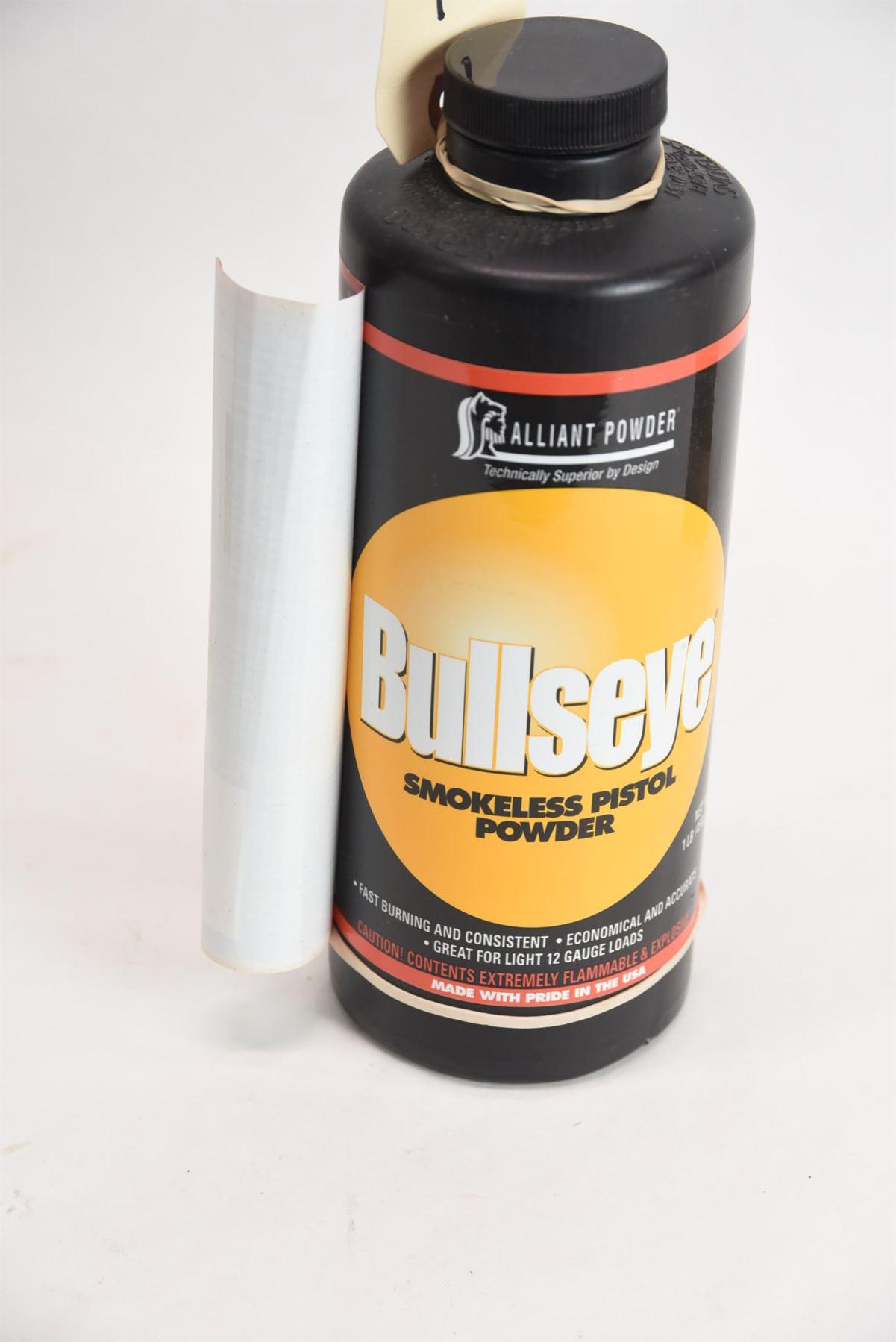 Alliant Bullseye Smokeless Pistol Powder Opened