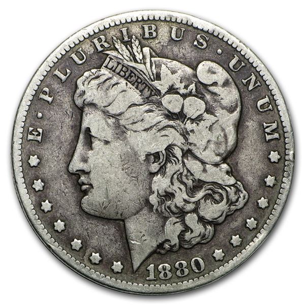 1880-CC Morgan Dollar VG RARE DATE