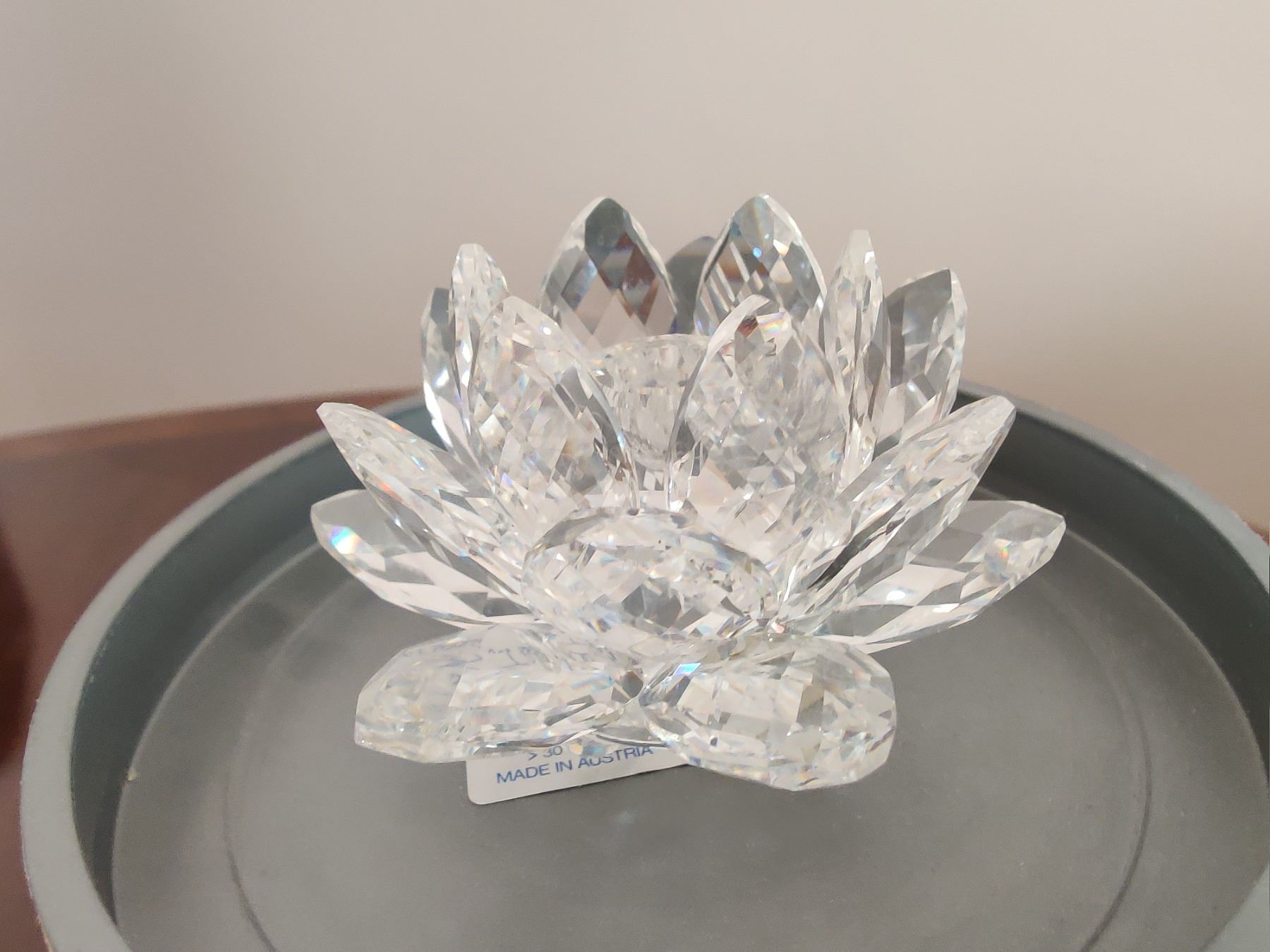 Swarovski Crystal Lotus Flower Beck Auctions Inc swarovski-crystal-lotus-flower-beck-auctions-inc