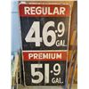 Image 1 : Vintage Wooden Hand Painted Gas Sign