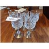 Image 1 : Set of 5 Crystal Wine Glasses