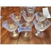 Image 1 : Set of 6 Crystal Dessert Bowls/Sherbet Glasses