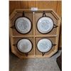 Image 2 : 4 Framed G. Jarvis '86 Collector Plates