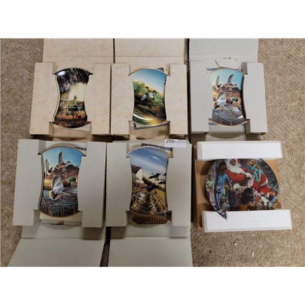3 Plate Collection Assorted Collector Plates (6pc) - Beck Auctions Inc.