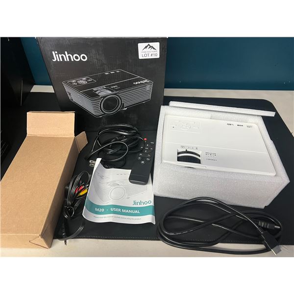 Lot of 1 Jinhoo M20 LED Projector w/ Remote Control