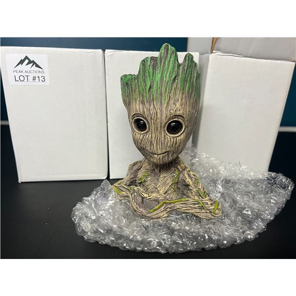 Lot of 3 Groot Planter Pots/Figurines