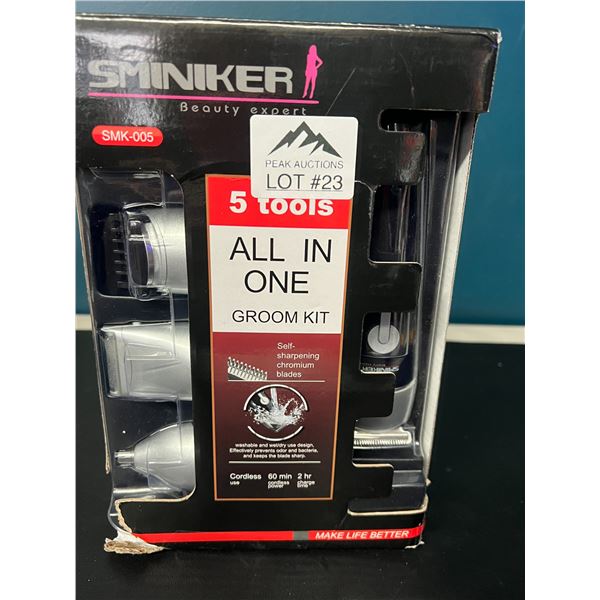 Lot of 1 All-In-One Groom Kit - Rechargeable Trimmer/Shaver